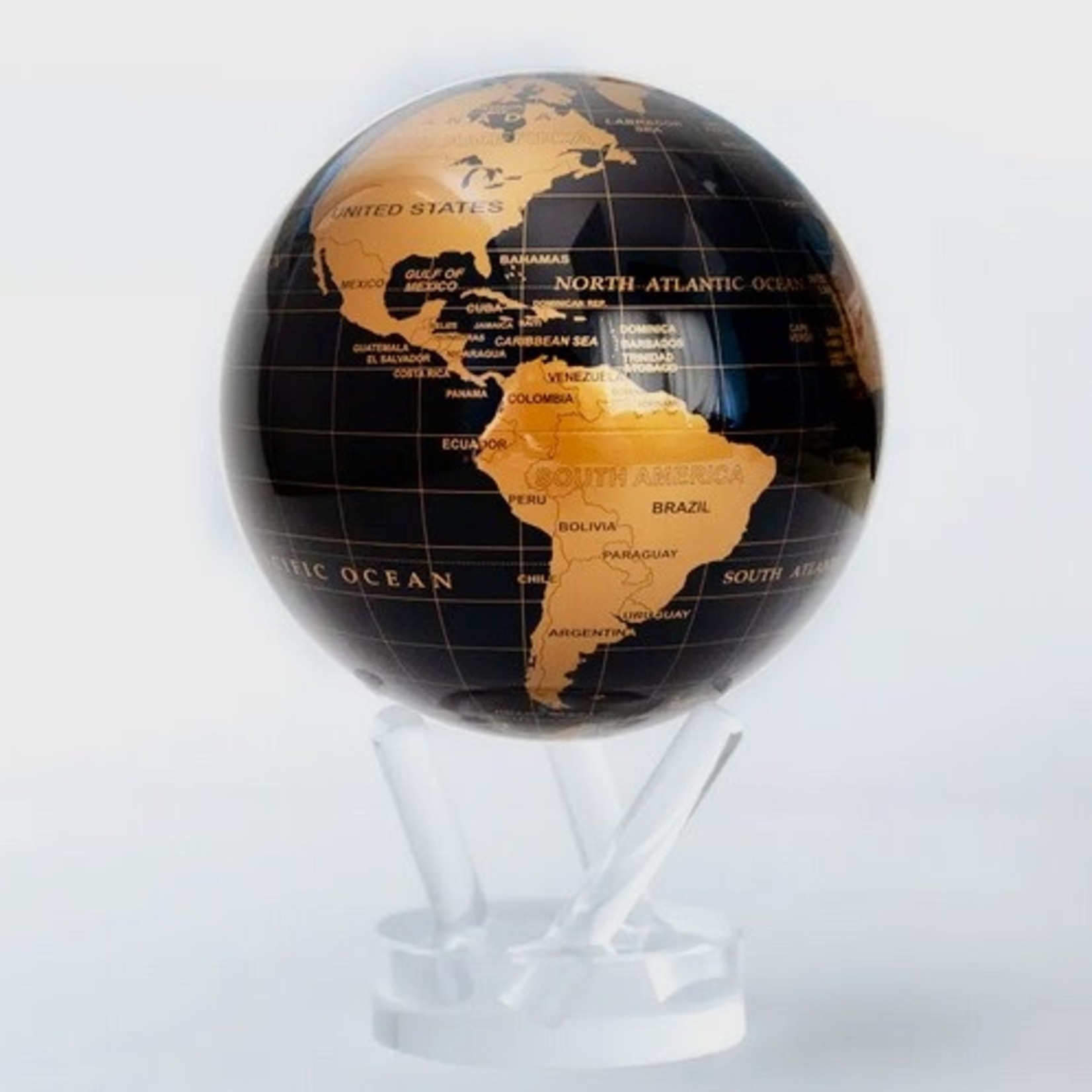 Mova Globes BLACK & GOLD (MOVA Globe 6" w/Acrylic Base)