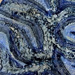 Ellen Robinson APPETIZER PLATE,   textured, 6", EJAY