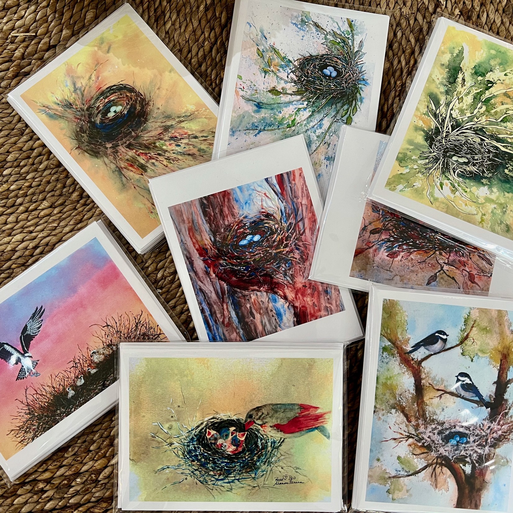 Sharon Ferina Notecards, set of 5, SHAF