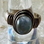 Rare Finds MOONSTONE RING, 925 sterling, size 8, RARE