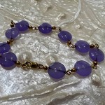 Rare Finds Bracelet, amethyst and gold, RARE