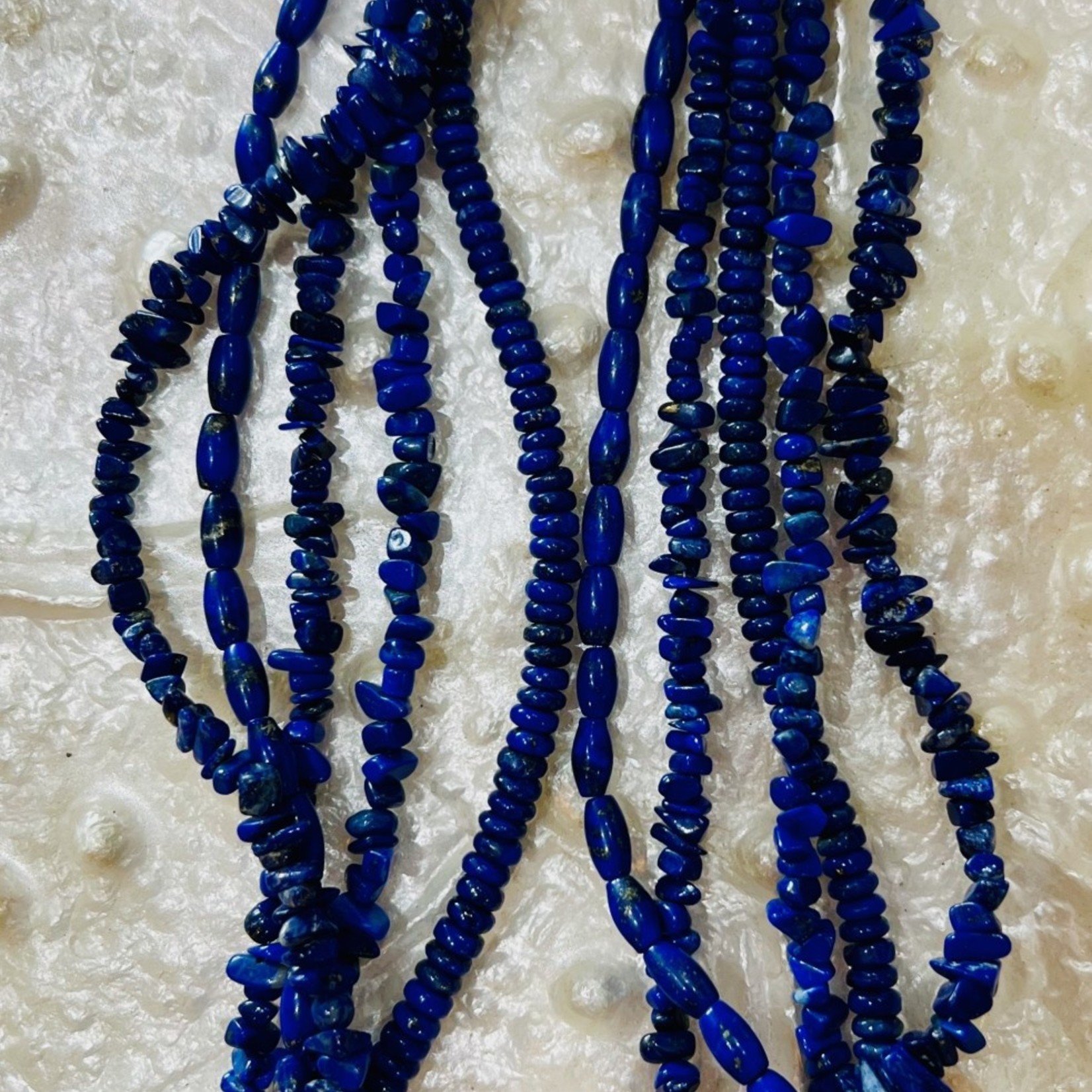 Rare Finds Necklace, 5-strand Lapis, Mary Chase, RARE