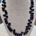 Rare Finds Necklace, faceted Amethyst/Sterling, 18", RARE