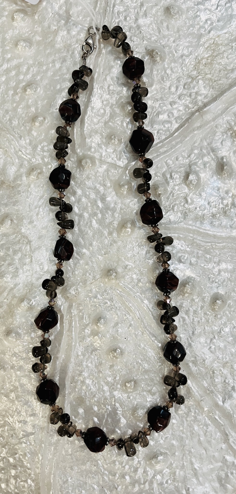 Inner Power Skull Black Men Beaded Necklace | Handmade Obsidian | Ebru  Jewelry