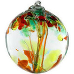 Kitras Art Glass SISTERS Trees of Enchantment, 6" D., KITRAS)