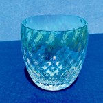 Glass Eye Studio Birthstone Votive, March, Aquamarine, 3.25" GLAS