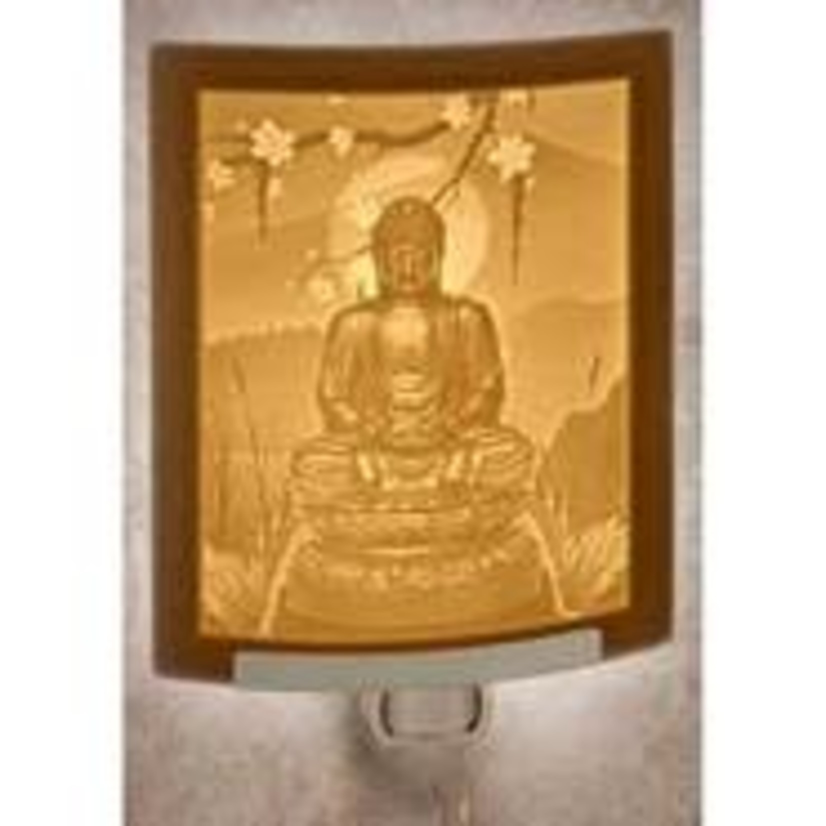 Porcelain Garden Nightlight, Lithophane, Porcelain, Buddha, PORG