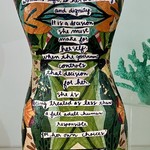 Pam Maschal RBG WOMAN BODY SCULPTURE/COLLAGE, 16x6", PAMM