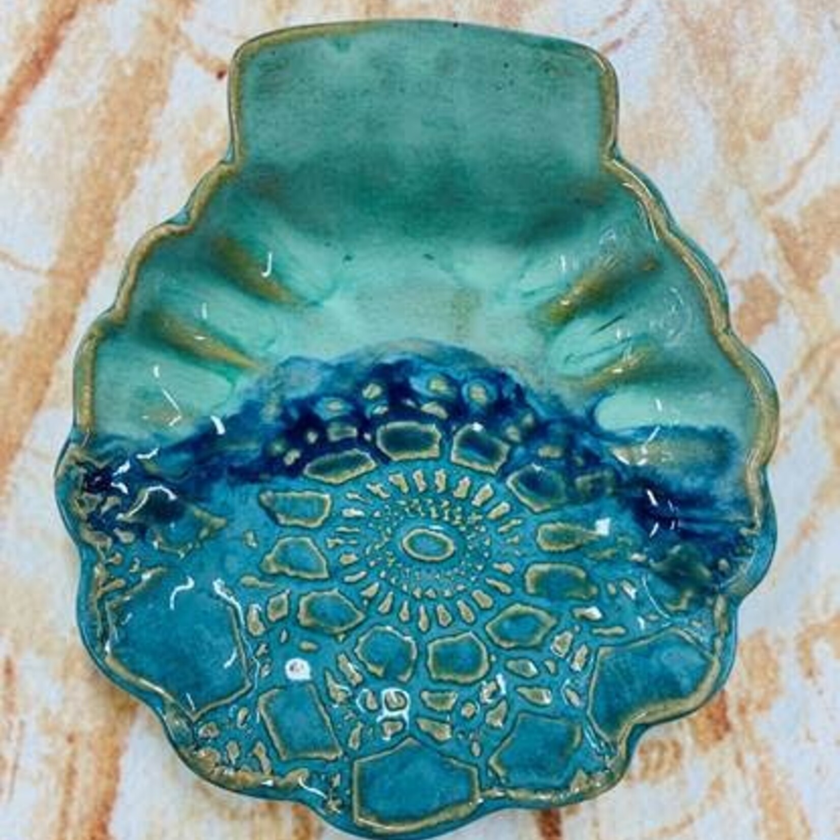 Clarkware Pottery SHELL CANDY DISH (CLARK)