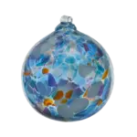 Kitras Art Glass Calico Ball, 2", KITRAS