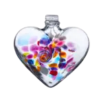 Kitras Art Glass Heart, 3", KITRAS