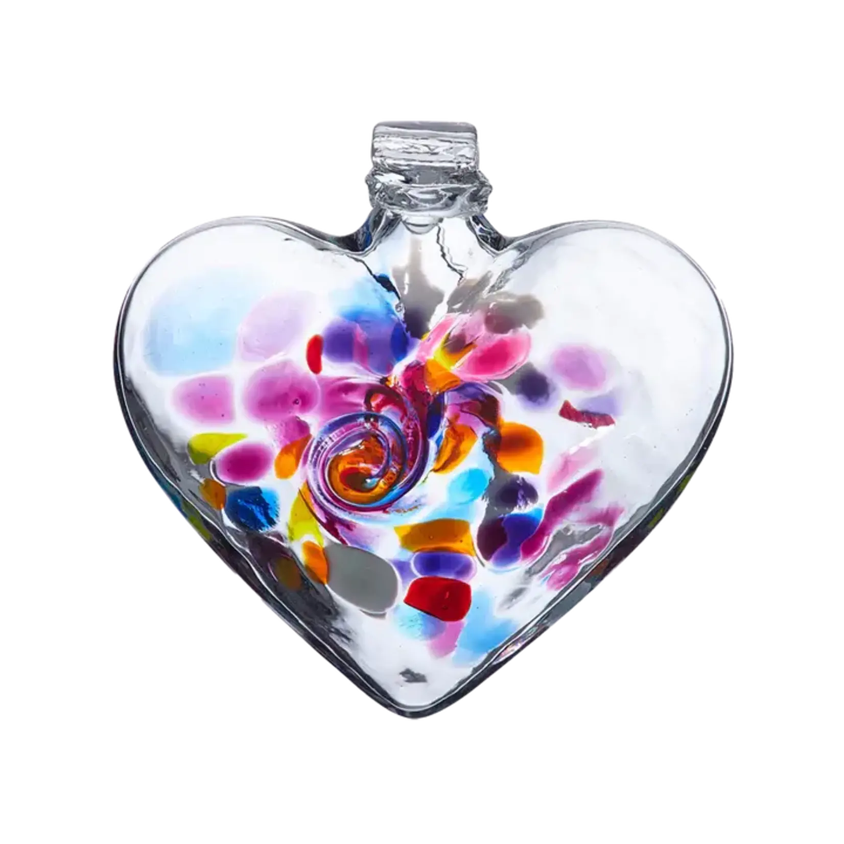 Kitras Art Glass Heart, 3", KITRAS