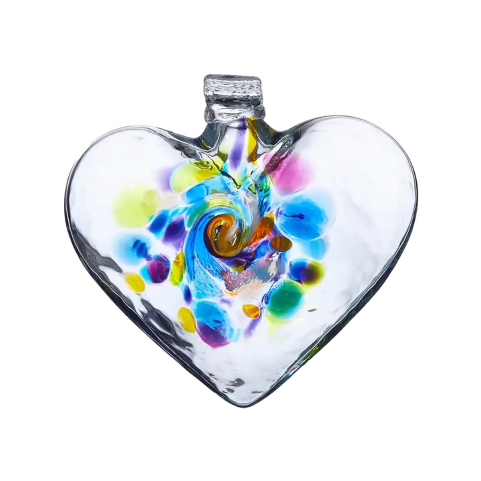 Kitras Art Glass Heart, 3", KITRAS