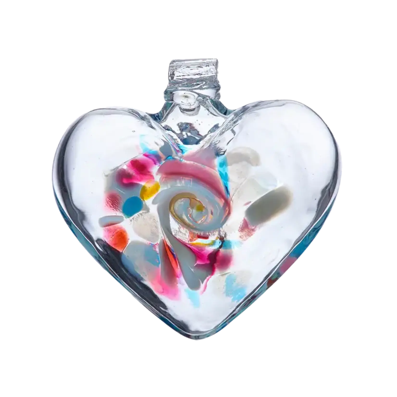 Kitras Art Glass Heart, 3", KITRAS