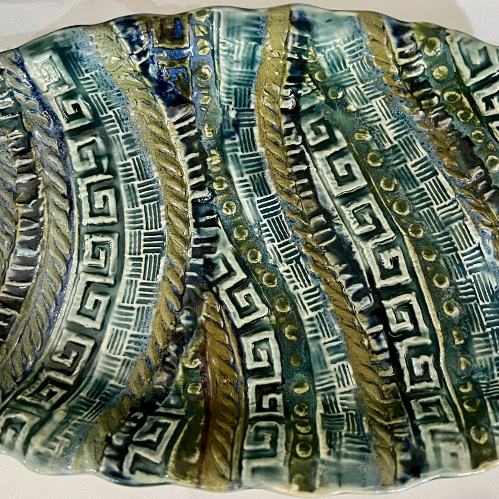 Ellen Robinson OVAL DISH, 9x6", EJAY