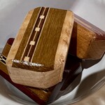 Shawn Sims Art Box, handmade, wood, slide lid, SHAS