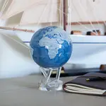 Mova Globes SKY BLUE & WHITE (MOVA Globe 6" w/Acrylic Base)