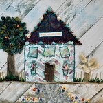 Susan Estrella "Reset Cottage", mixed media, 12x12", SUSE