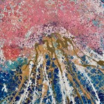 Lisa Jill Allison "Jelly, No Peanut Butter",  jellyfish,  acrylic/mixed media on GW canvas, 24x20", LISA