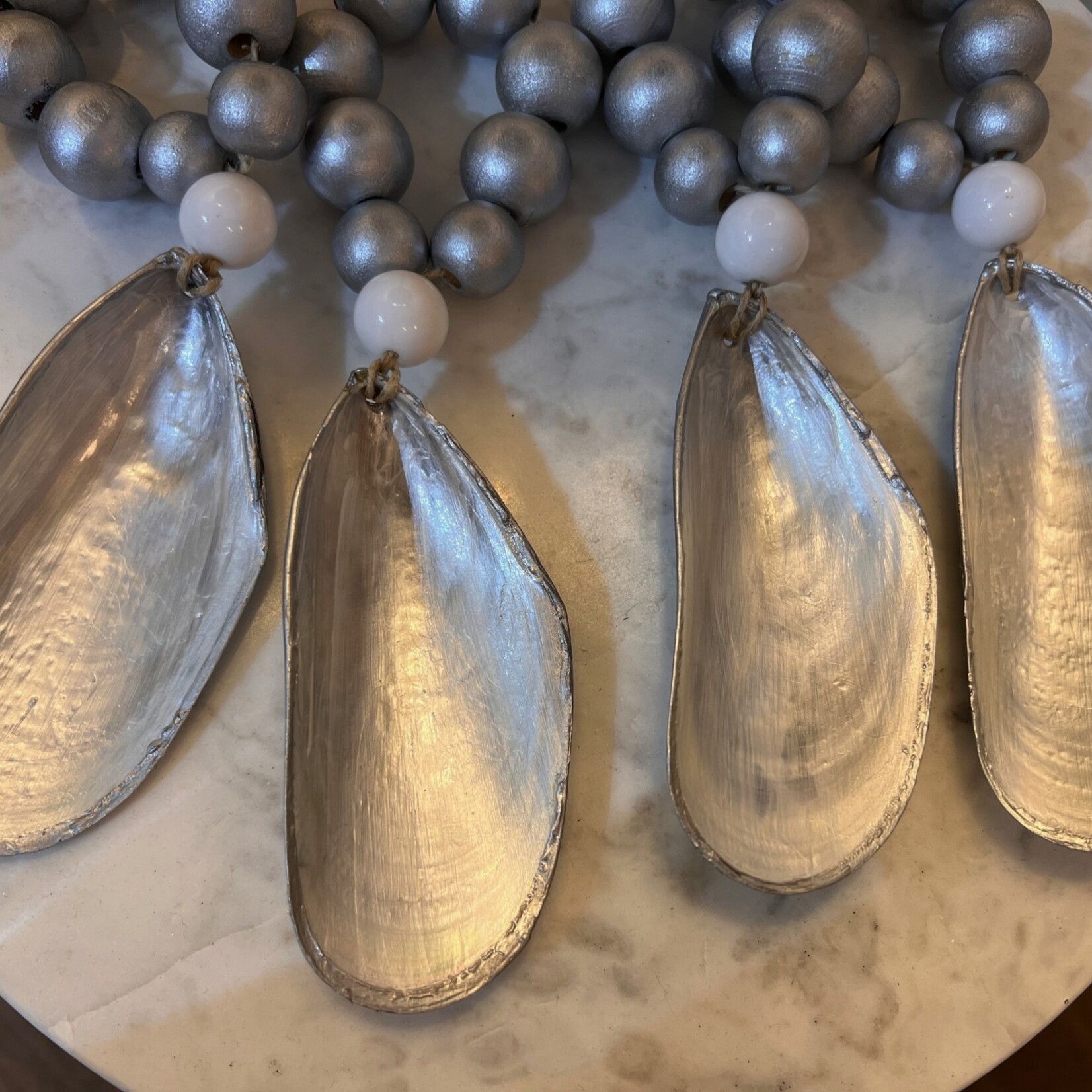 Dorothy  Fine Napkin Ring Set of 4, mussels, DORF