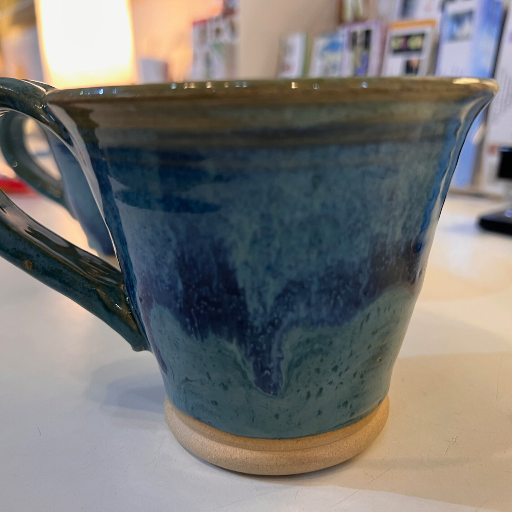 Clarkware Pottery CHOWDER MUG w/handle, CLARK