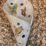 Allison Stowe-Castellano ORCHID POD, Med, custom w/butterflies, ALLS