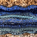 Ellen Robinson OBLONG DISH, Scalloped edge, 17", EJAY