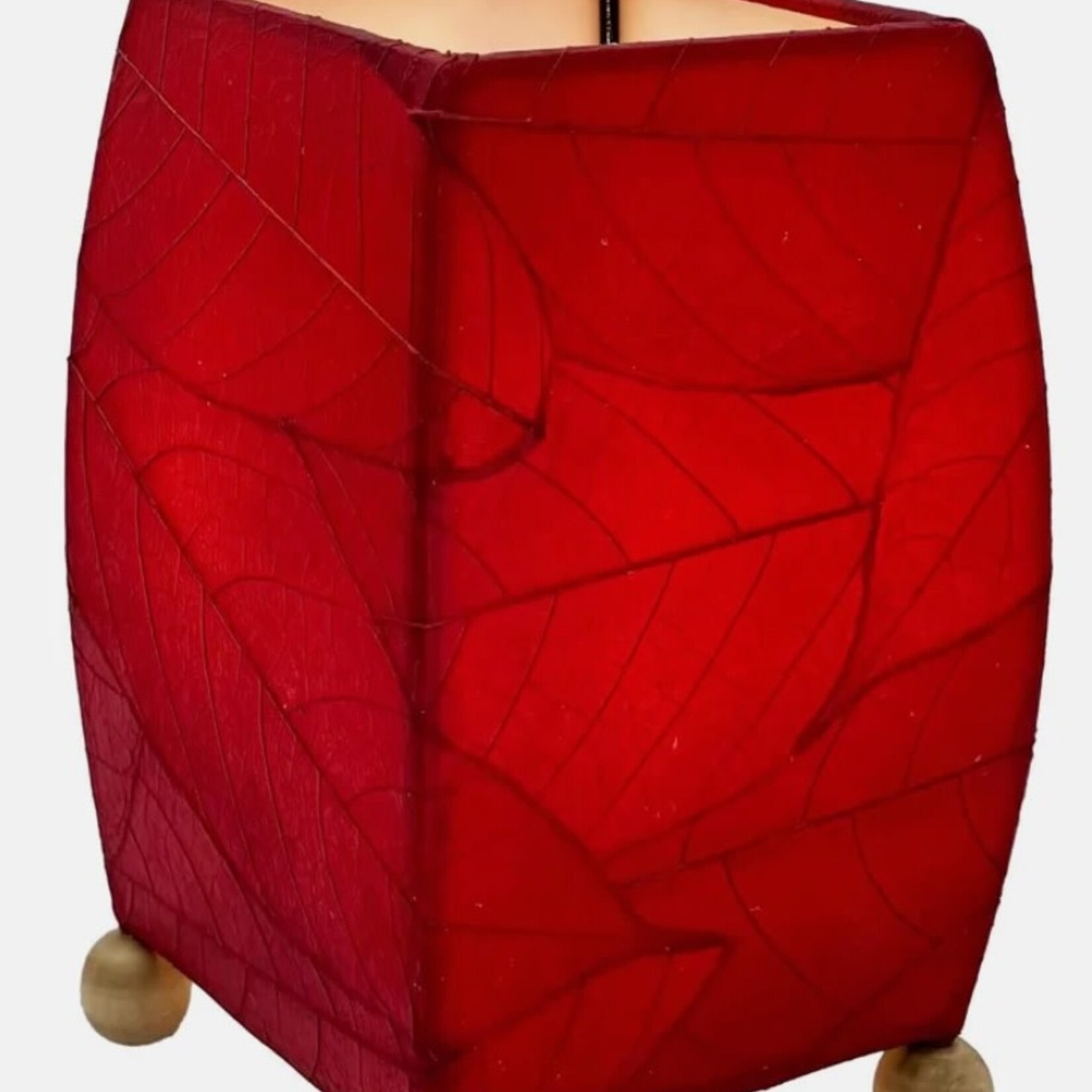 Eangee Home Design Lamp, EANGEE Mini SQ. Cocoa Leaf Red