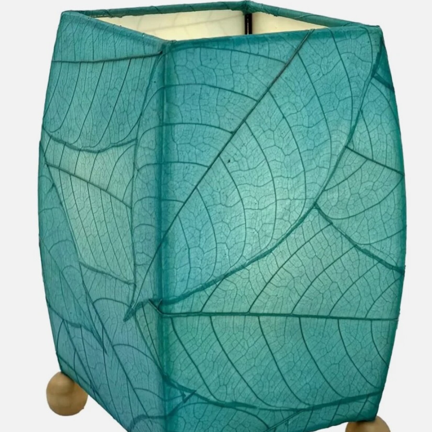 Eangee Home Design Lamp, EANGEE Mini SQ. Cocoa Leaf, Sea Blue