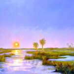 Diane Larson "Serenity", oil on GW canvas, 18x24". DIAL