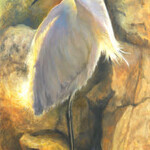 Michaelann Bellerjeau "Rooted and Grounded", giclee on board, 48x24", MICB