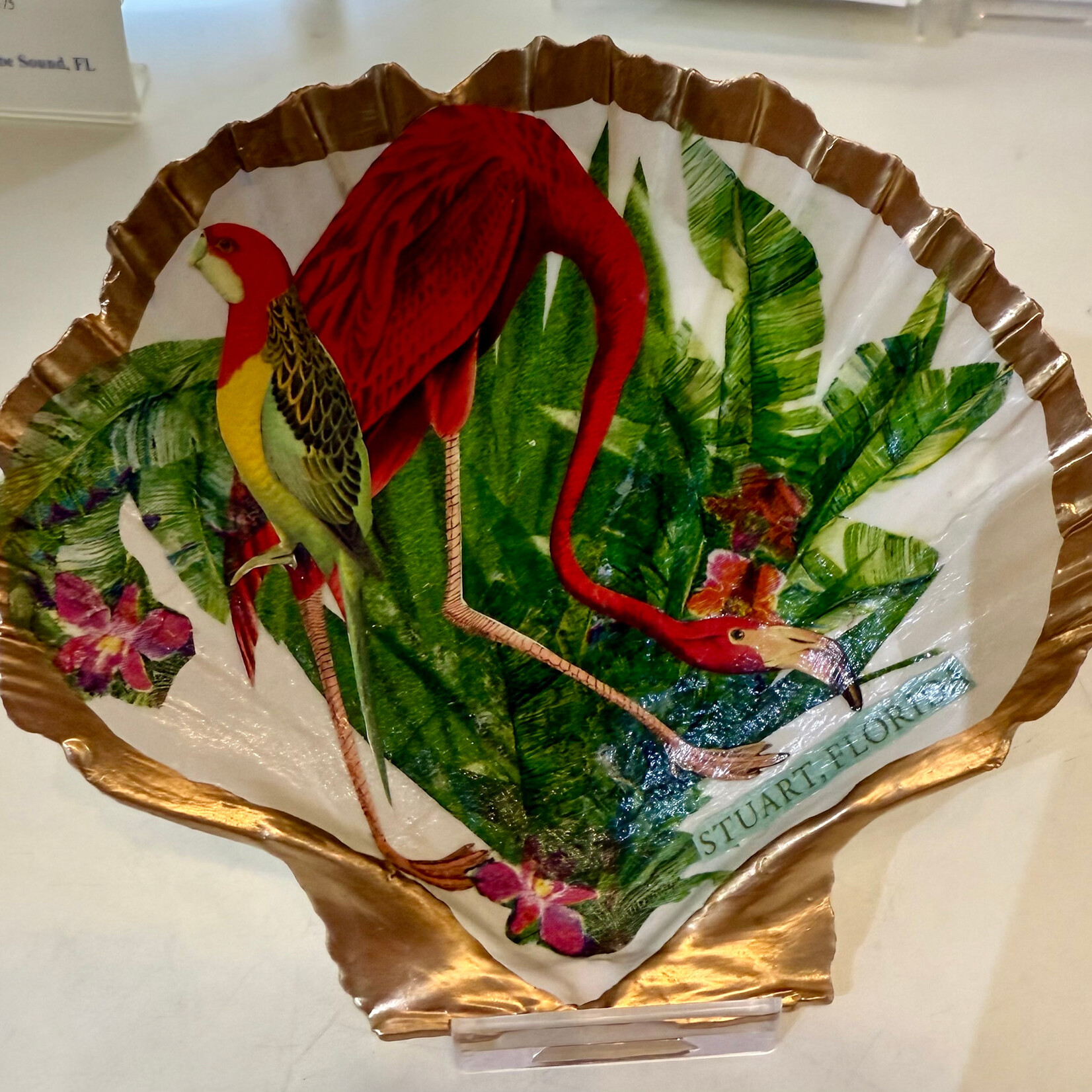 Pam Maschal Scallop Shell, mixed motif, PAMM