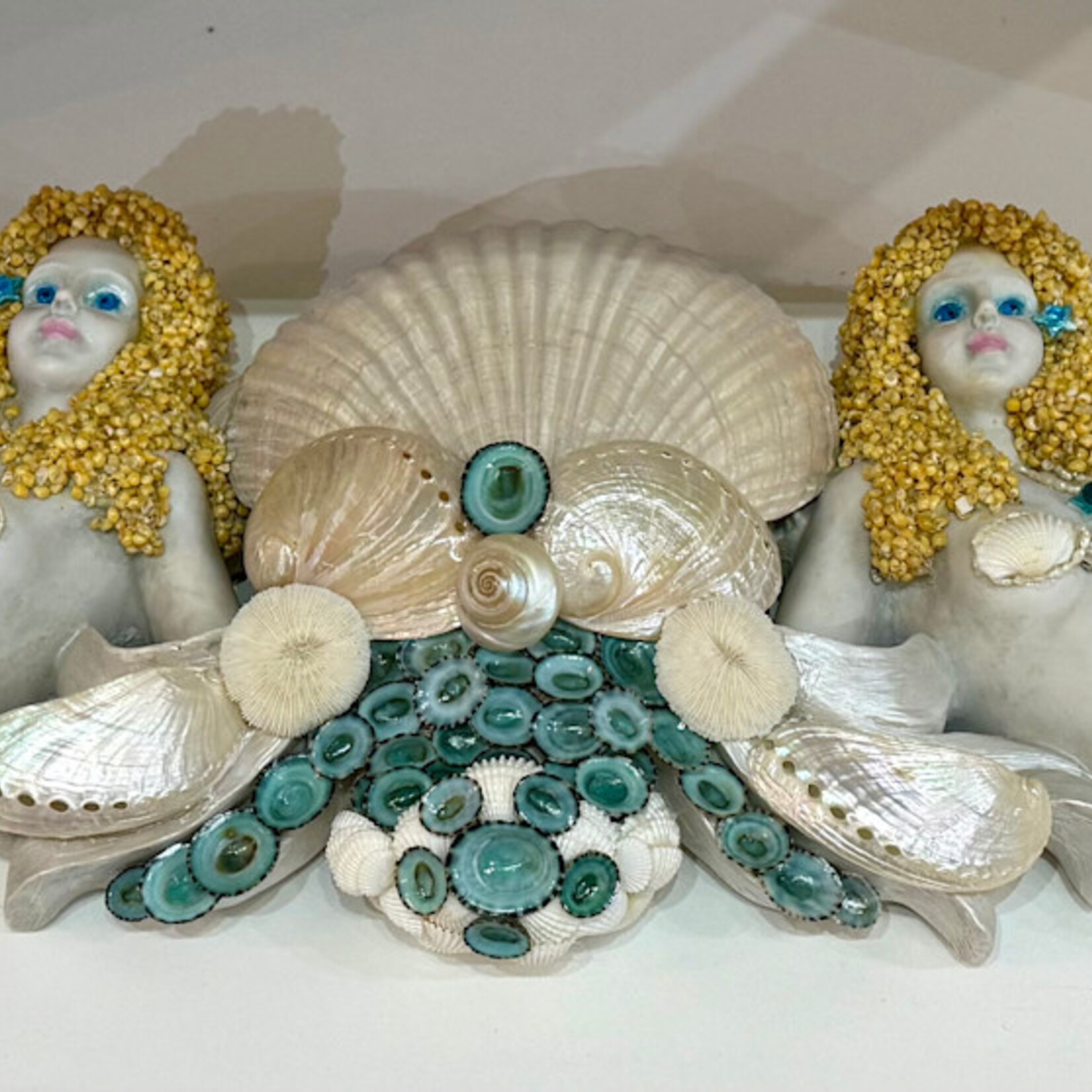 Bea Valiente "Mermaid Twins",  38x11", BEA