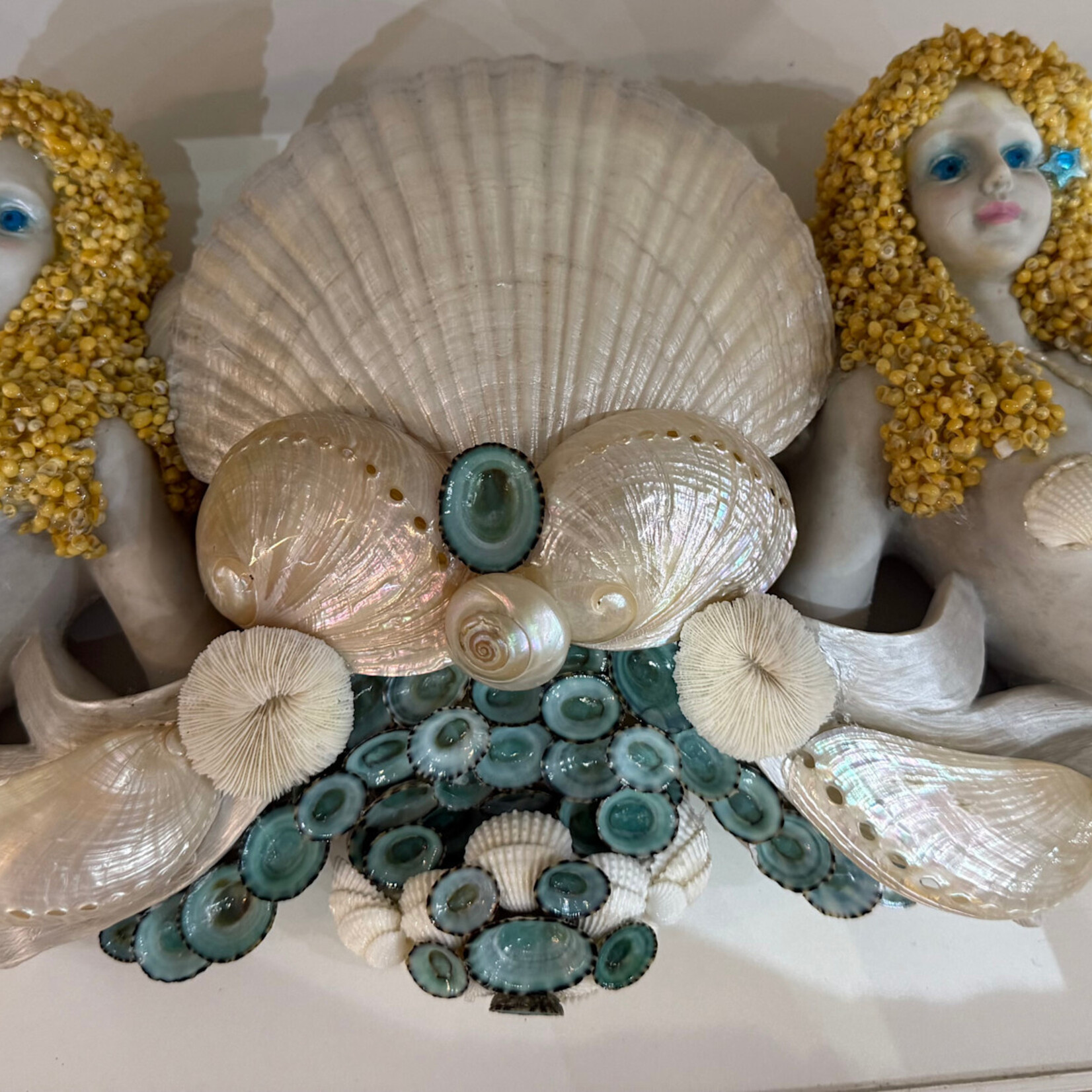 Bea Valiente "Mermaid Twins",  38x11", BEA