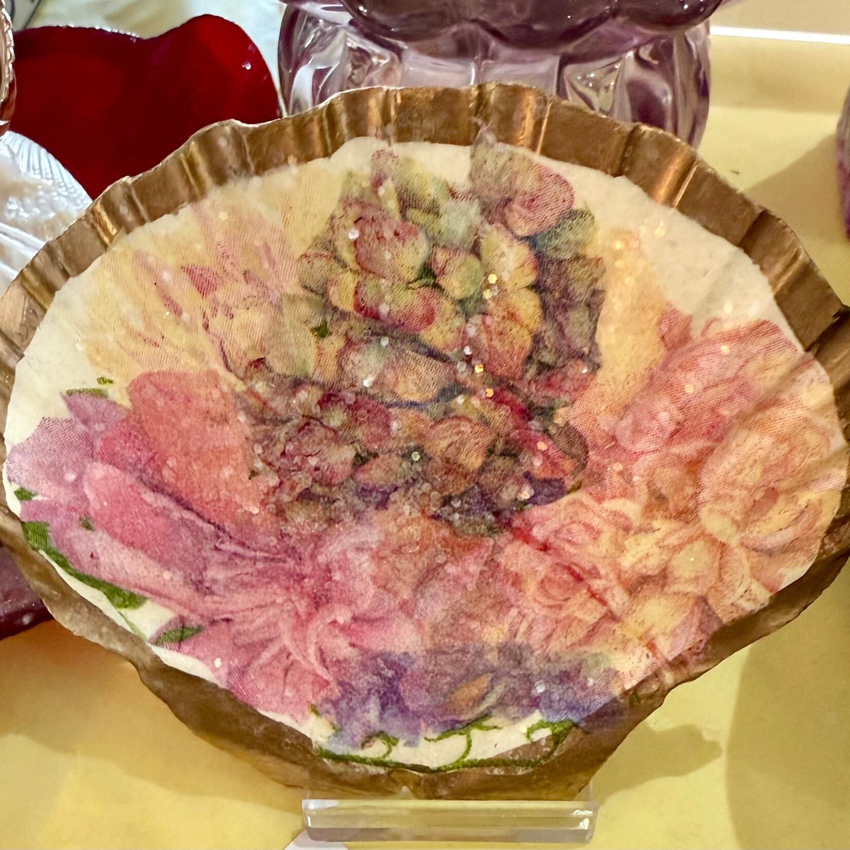 Pam Maschal Glitter Scallop Shell, PAMM