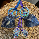 Pam Maschal ORNAMENT, Gold Leaf Shell/Stuart,  PAMM