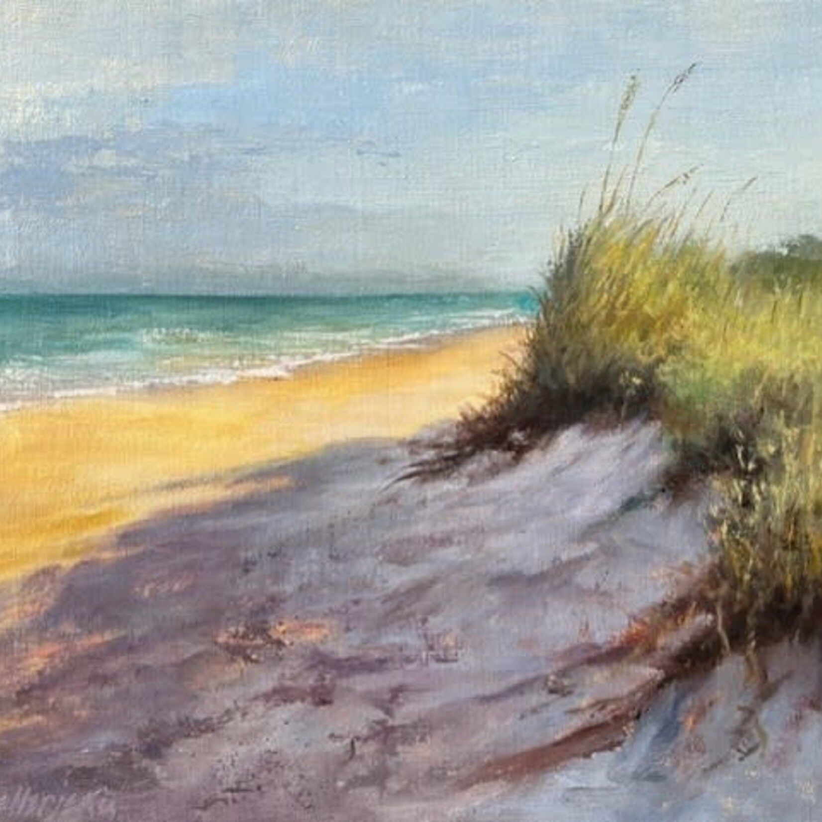 Michaelann Bellerjeau "Dune Breezes," oil on canvas board, 11x14", MICB