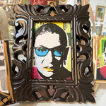 Pam Maschal RBG print, framed, 7x9", PAMM