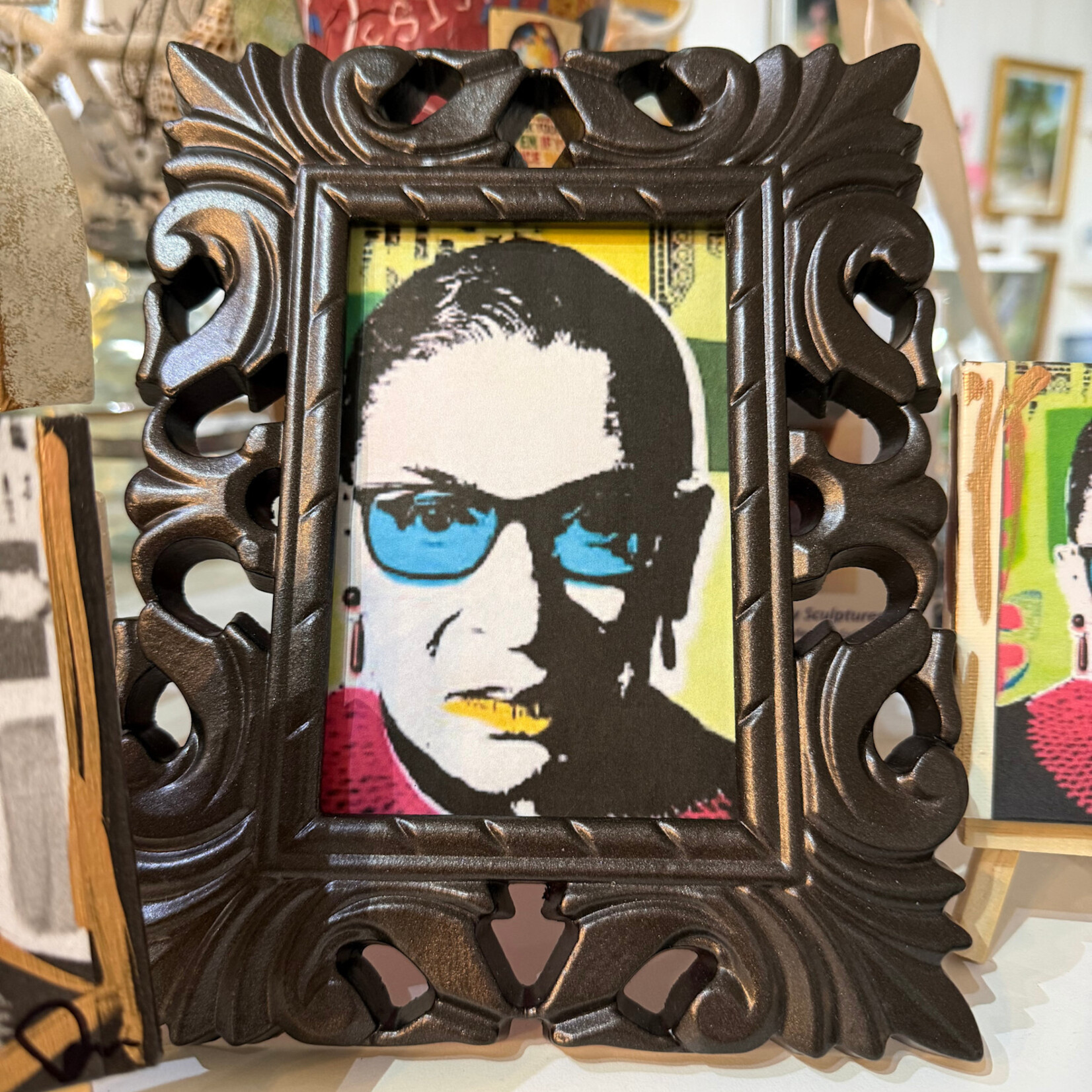 Pam Maschal RBG print, framed, 7x9", PAMM