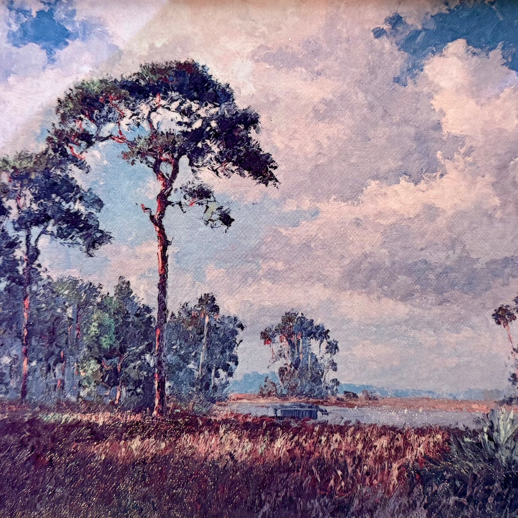 AE Backus AE BACKUS  LTD ed archival giclee, embellished, 12x14" framed, RARE