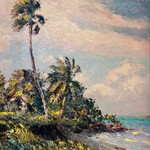 AE Backus AE BACKUS , "Indian Rivr Shore", LTD ed archival giclee, embellished, " framed, RARE