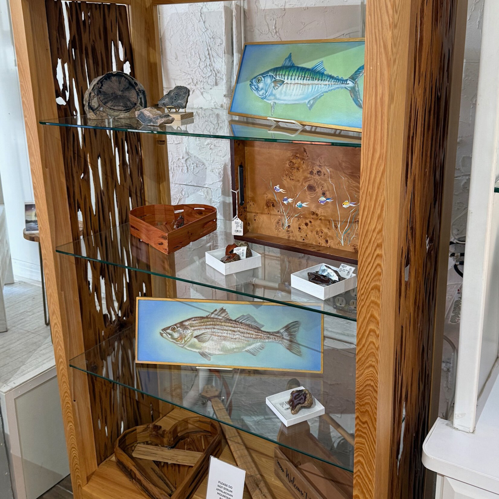 Shawn Sims Shelf @62" H x 33 W, 4 shelves, SHAS