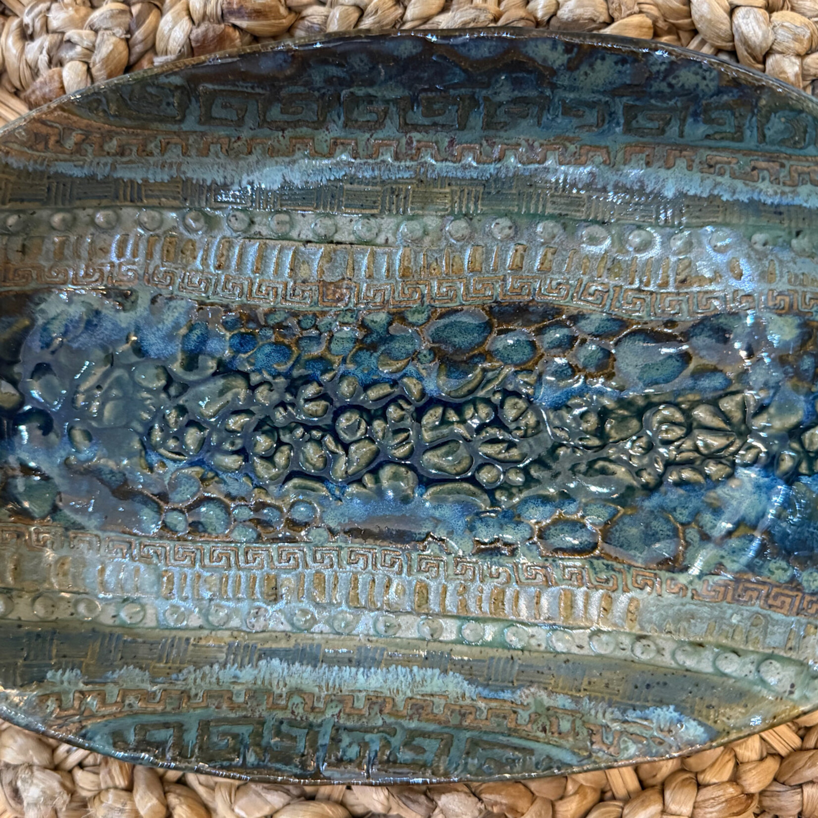 Ellen Robinson OVAL DISH, 9x6", EJAY