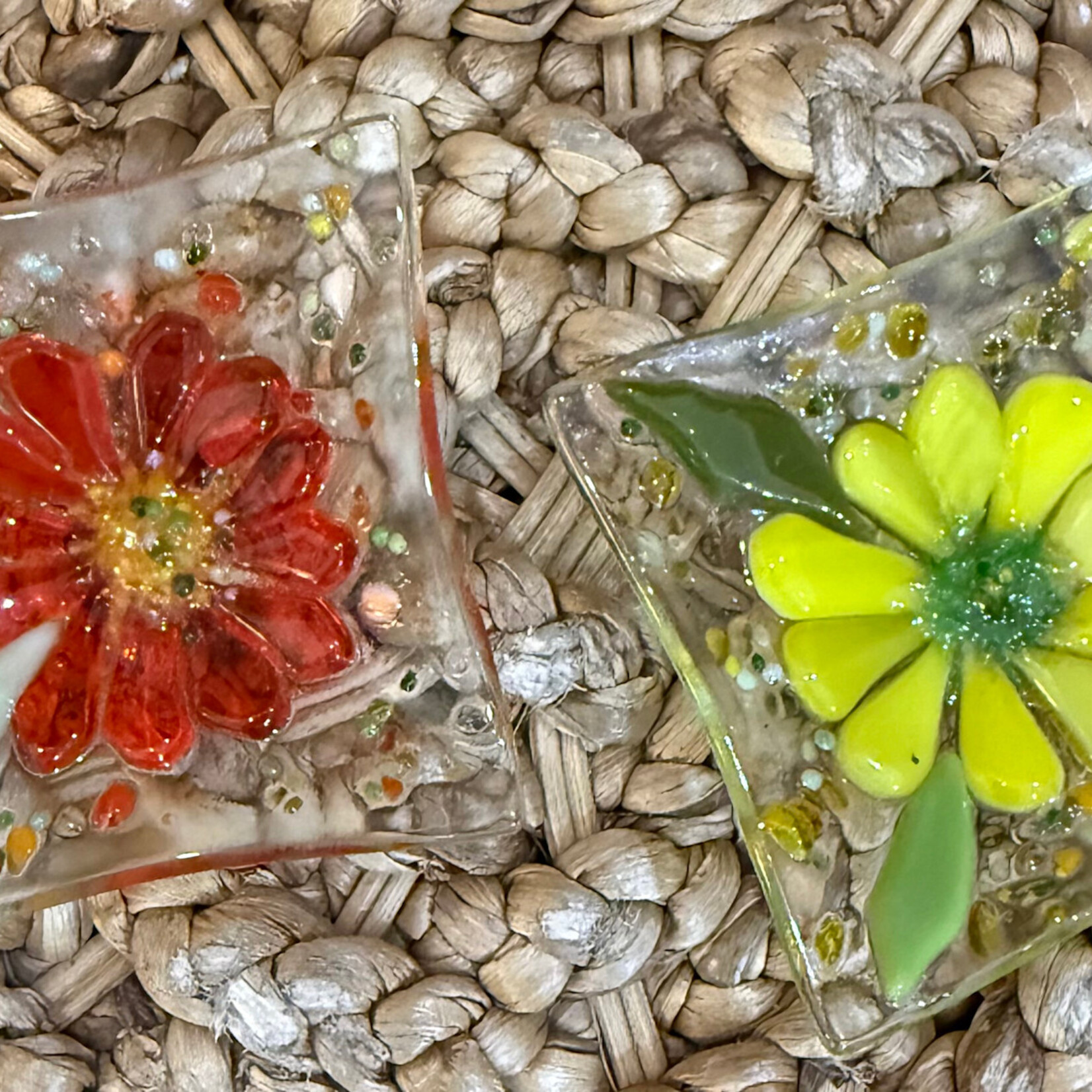 Ohland Studios Trinket Dish, glass, 3", OHLS