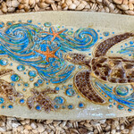 Allison Stowe-Castellano Tray, Swirl w/turtle, 10.5x5", ALLS