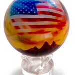 Mova Globes USA 250th Anniversary,  (MOVA Globe 6" w/Acrylic Base)