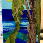 Pam Maschal Palm collage, 4x12", PAMM