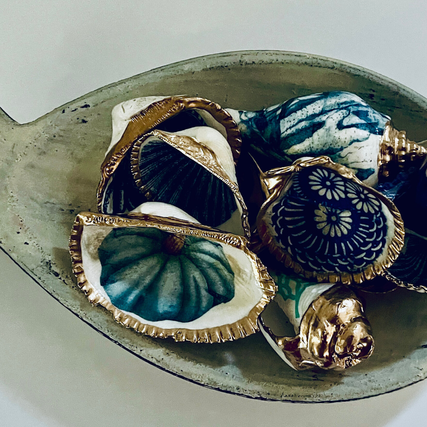 Pam Maschal Shell Babies, collage, PAMM