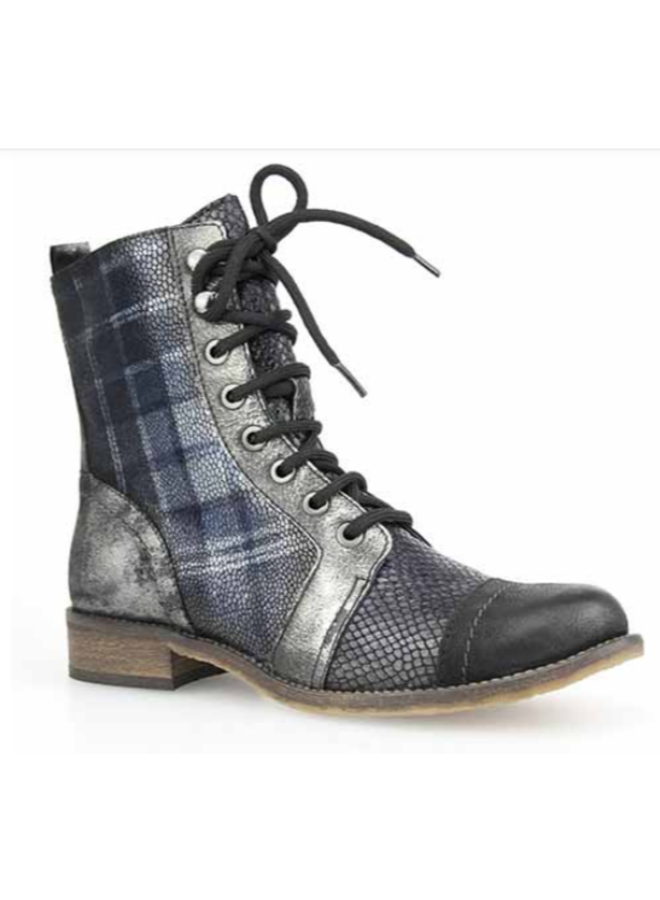 Plaid Bootie w/side zip LIBERTY 79840