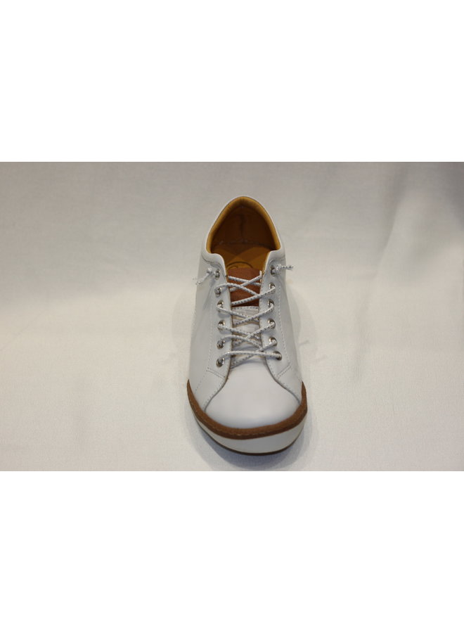 Wedge leather sneaker 18403